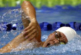 Hirano sets national record in 1,500 freestyle, does not advance